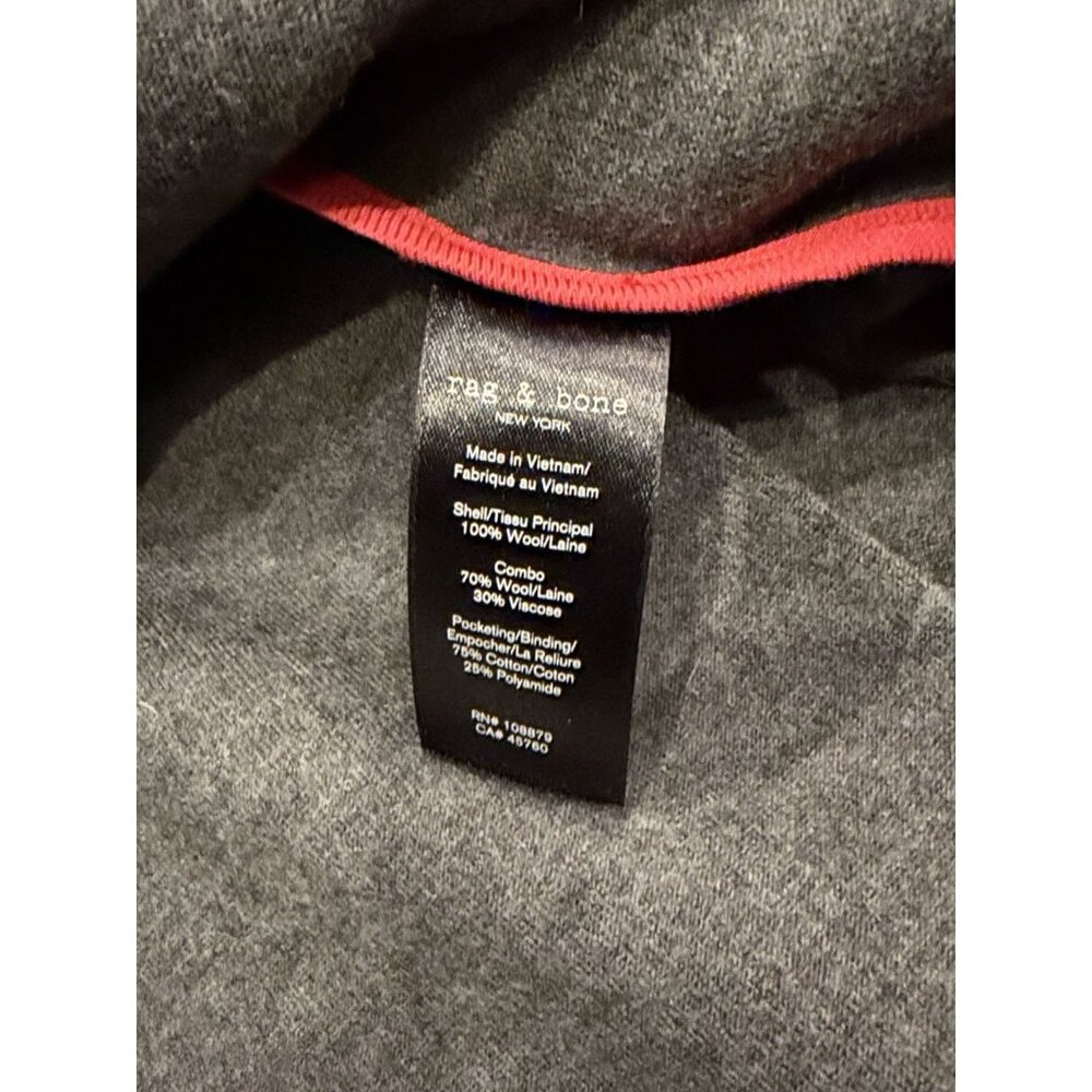 rag & bone Leon Japanese Wool Tailored Blazer Gray 4 NWOT - Picture 9 of 10